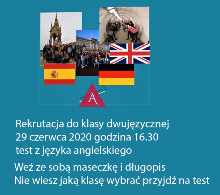 Rekrutacja do klasy dwujęzycznej